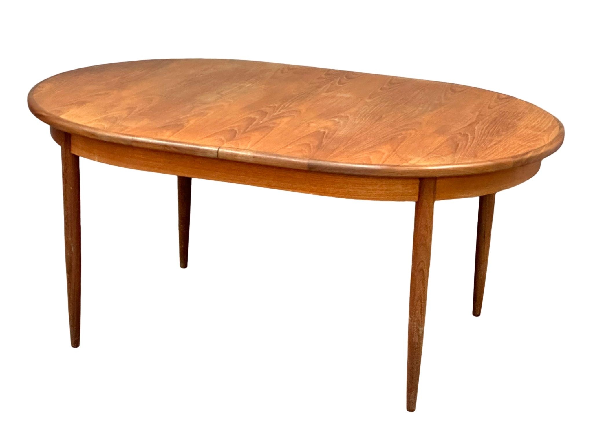 A G-Plan "Fresco" Mid Century teak extending dining table and 6 chairs designed by Victor Wilkins. - Image 3 of 12