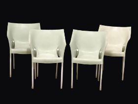 A set of 4 ‘Dr No’ Mid Century chairs designed by Philippe Starck for Kartell. Italy. 1