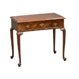 A late 18th Century George III mahogany lowboy side table, circa 1780. 76.5cm x 46cm x 71cm