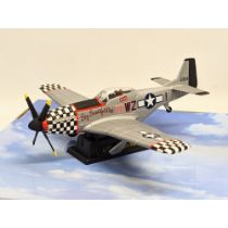 An Air Signature World War II Series die cast metal plane model of North American P-51D Mustang,