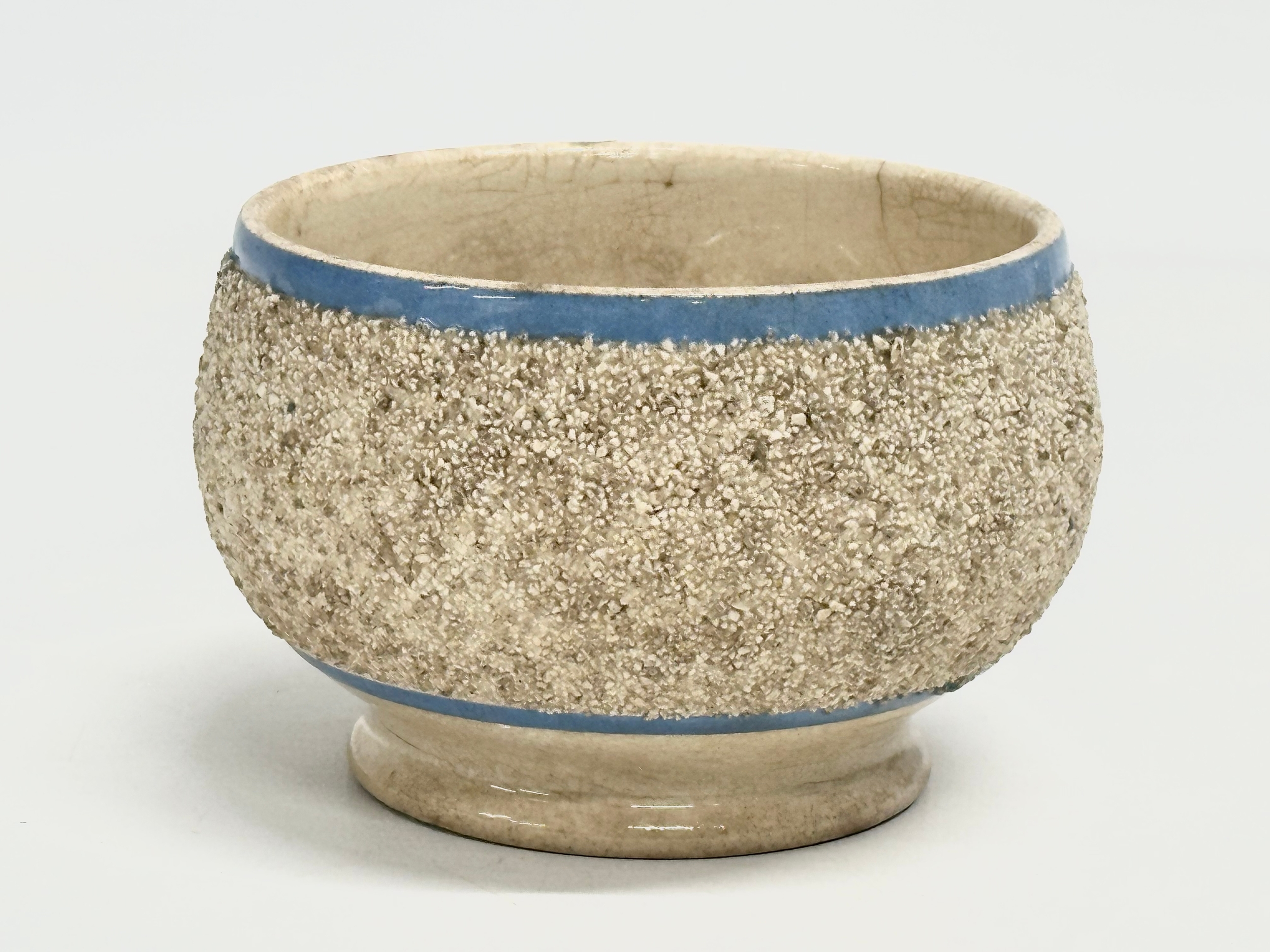 2 early/mid 19th century Mocha Ware stone glazed bowls. 12.5x12cm - Image 6 of 7