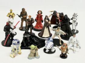 A quantity of Star Wars figures. 10/11cm