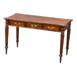 A large good quality early 19th Century style mahogany sofa table in the manner of Gillows