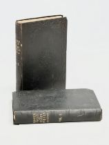 2 mid 19th books. Flower, Fruit and Thorn Pieces by Jean Paul Friederich Richter. In 2 volumes,