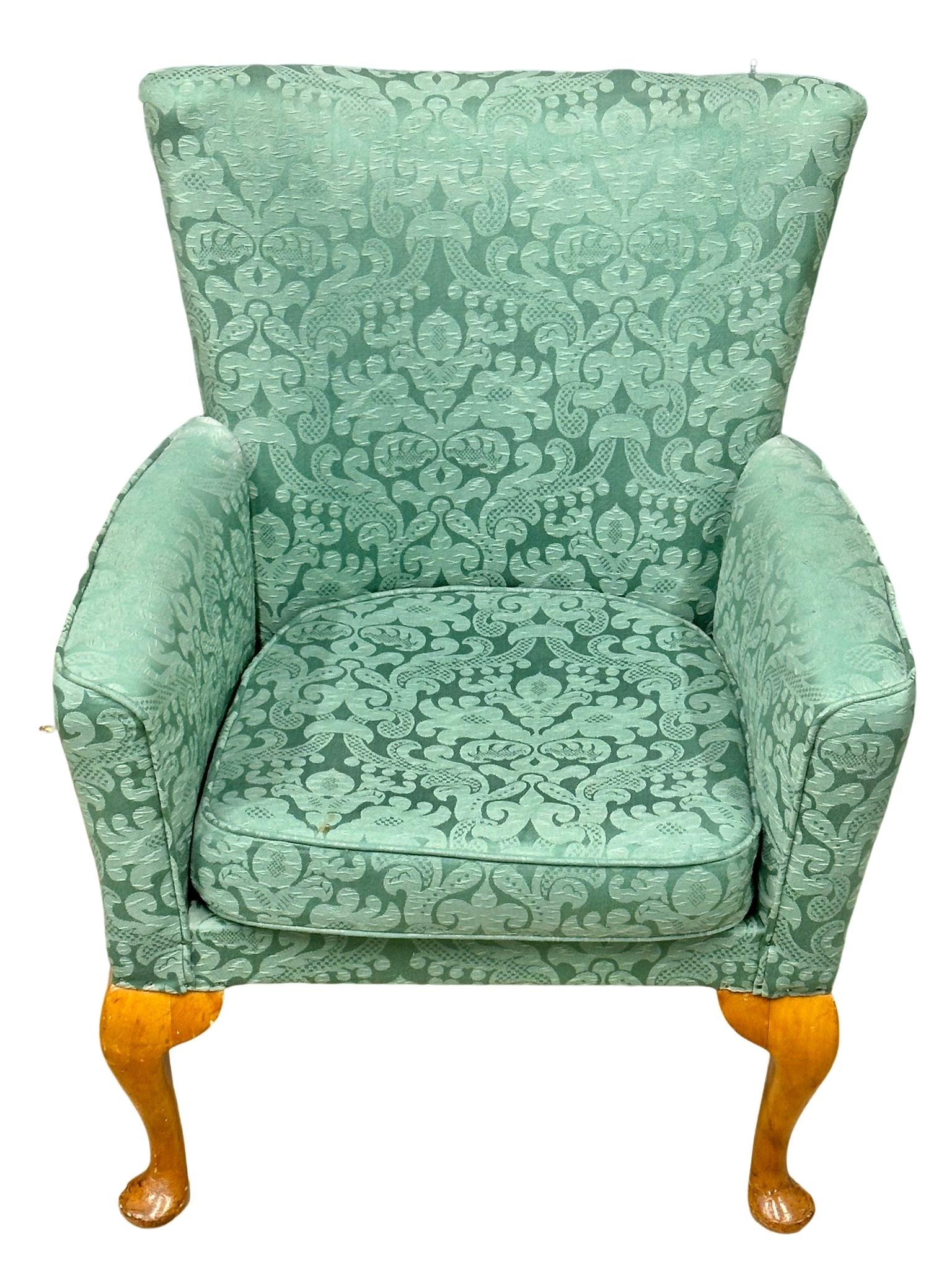 A mid 20th Century fire side armchair, 63cm x 47cm x 81cm - Image 3 of 4