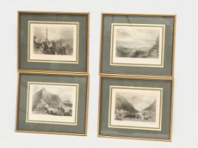 A set of 4 early 20th century prints. 32x26.5cm