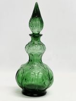 A 1960’s Empoli Italian ‘Genie’ decanter. 37cm