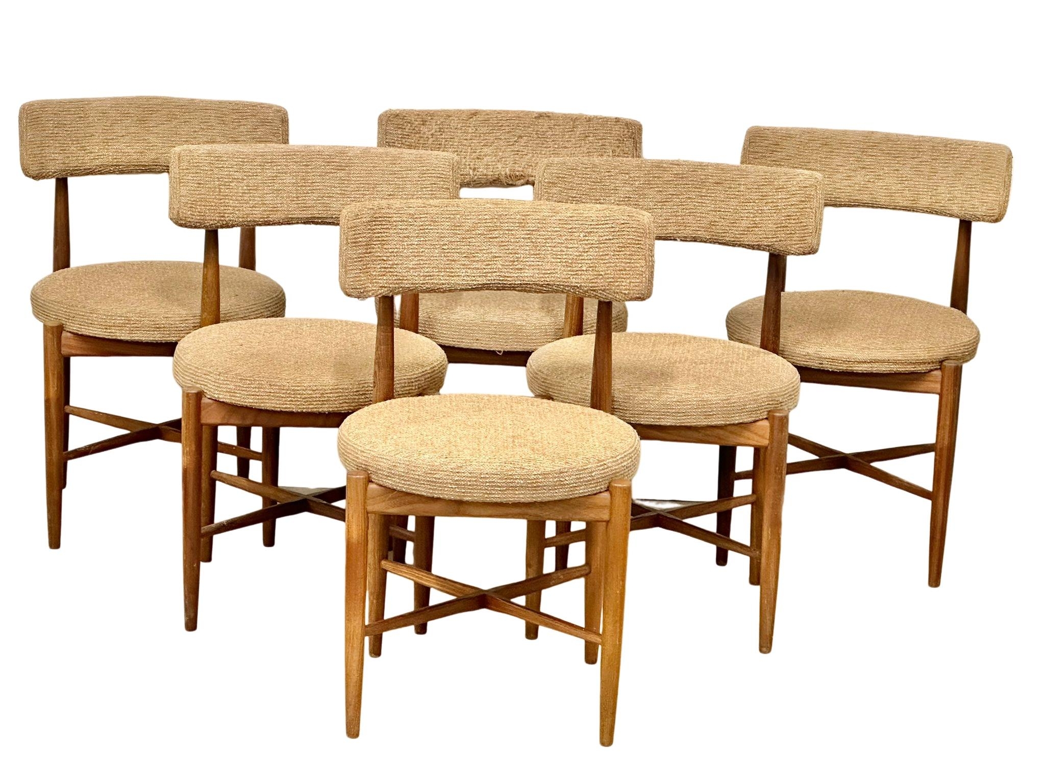 A G-Plan "Fresco" Mid Century teak extending dining table and 6 chairs designed by Victor Wilkins. - Image 11 of 12