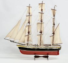 A large vintage model ship. Northern Star. 89x89.5cm