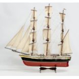 A large vintage model ship. Northern Star. 89x89.5cm