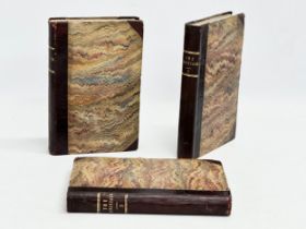 A set of 3 mid 19th century books. The Initials. In III Volumes. Volumes I, II and III. 1850.
