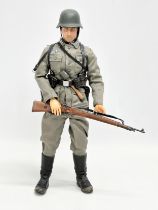 A Dragon Models LTD WWII German Infantry model soldier. 30cm.