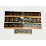 A collection of late 19th/early 20th century Magic Lantern Slides. 30cm