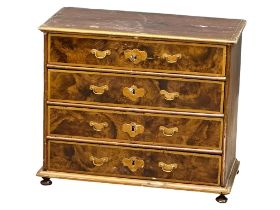A Late 18th Century North European scumbled pine chest of drawers. Circa 1780-1800. 73x38x62cm.