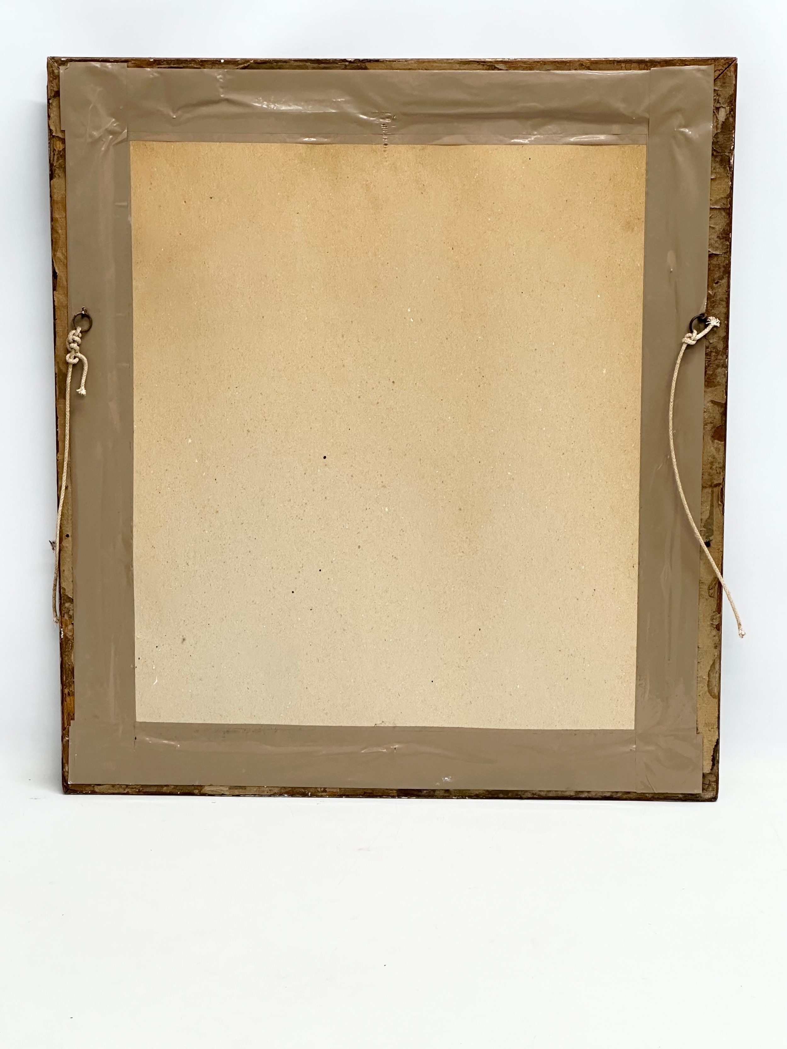 A Late Victorian gilt framed bevelled mirror. 56x61.5cm - Image 4 of 4