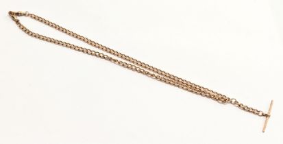 A 9ct gold chain by W. J. S. 24.3g