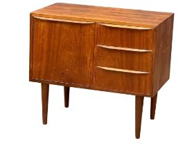 A Danish Mid Century teak side cabinet. 1960’s. 70x40x64cm