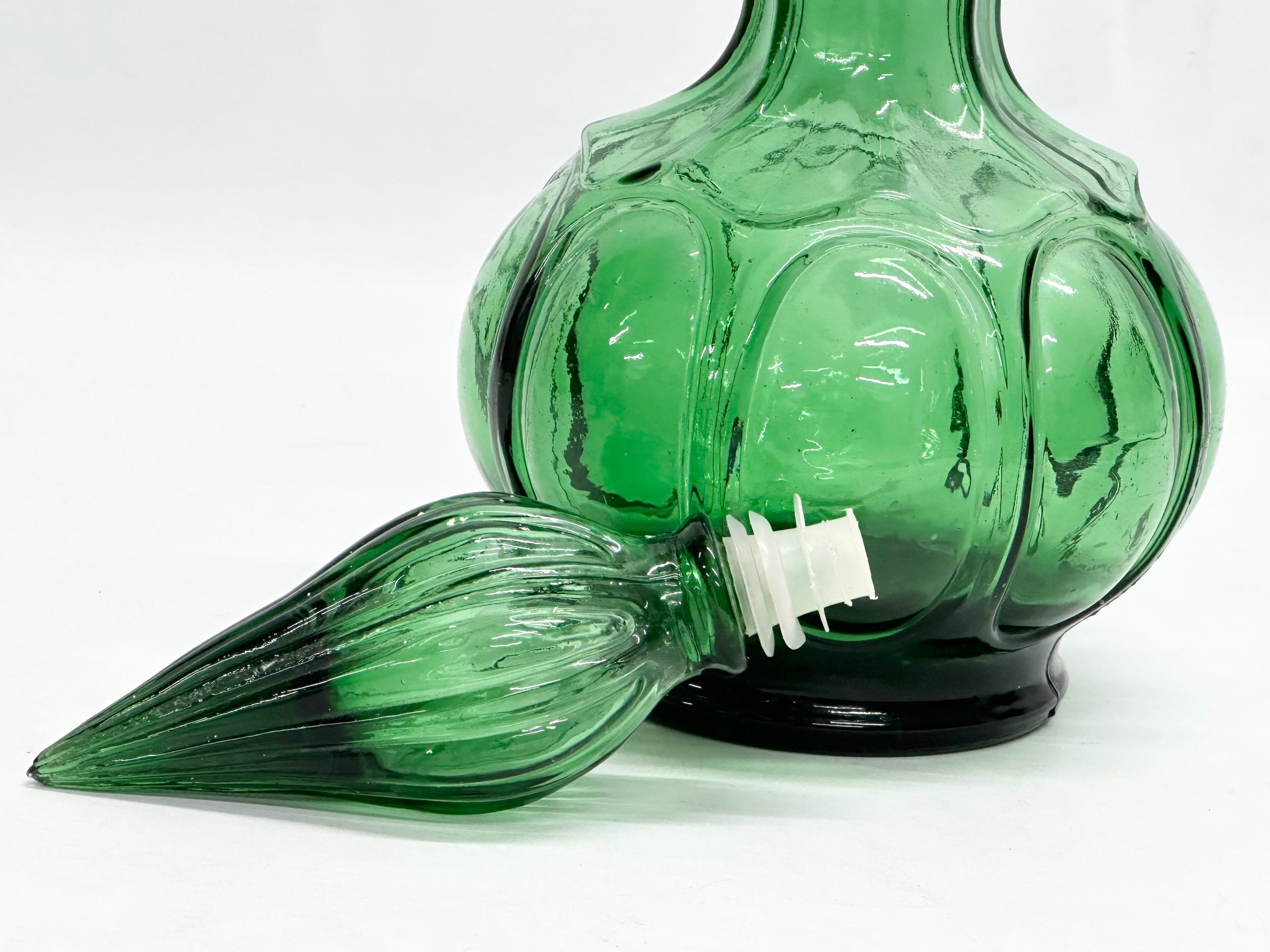 A 1960’s Empoli Italian ‘Genie’ decanter. 37cm - Image 5 of 5