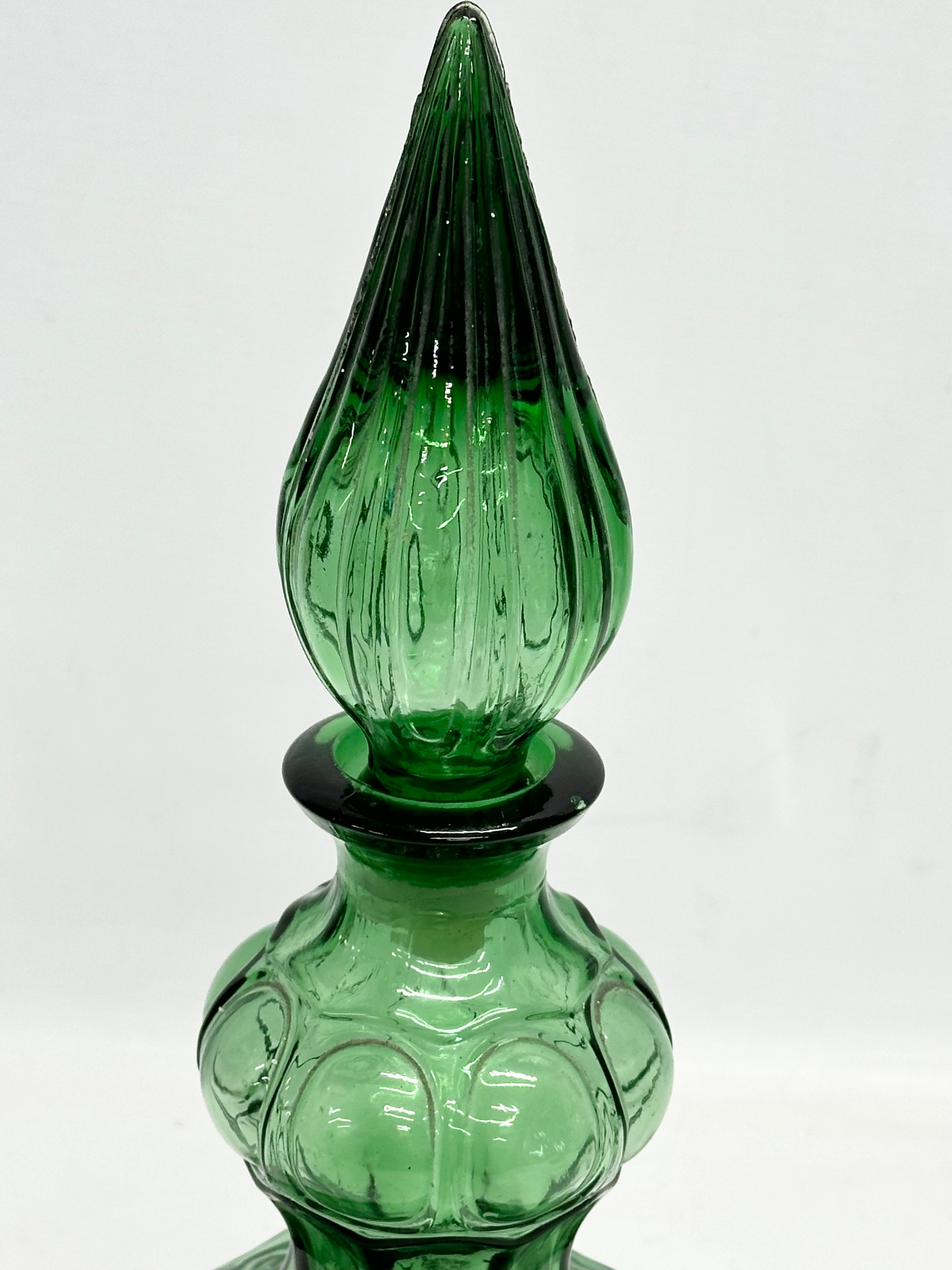 A 1960’s Empoli Italian ‘Genie’ decanter. 37cm - Image 2 of 5