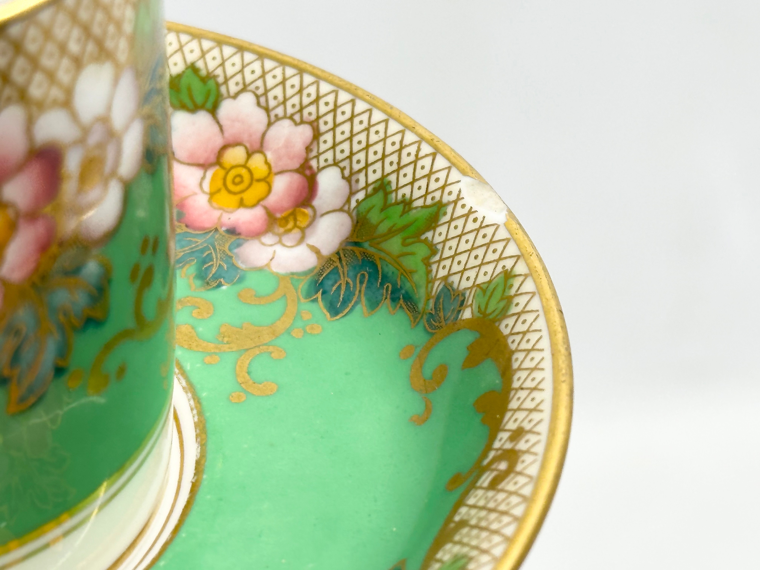 A 14 piece Crown Staffordshire coffee service. - Image 8 of 8