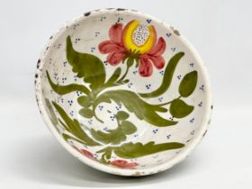 A Mid 19th Century Scottish Sponge Ware bowl. 23x10.5cm