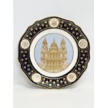 A Limited Edition Spode porcelain ‘The St Paul’s Cathedral Royal Wedding Plate. The Celebrate the