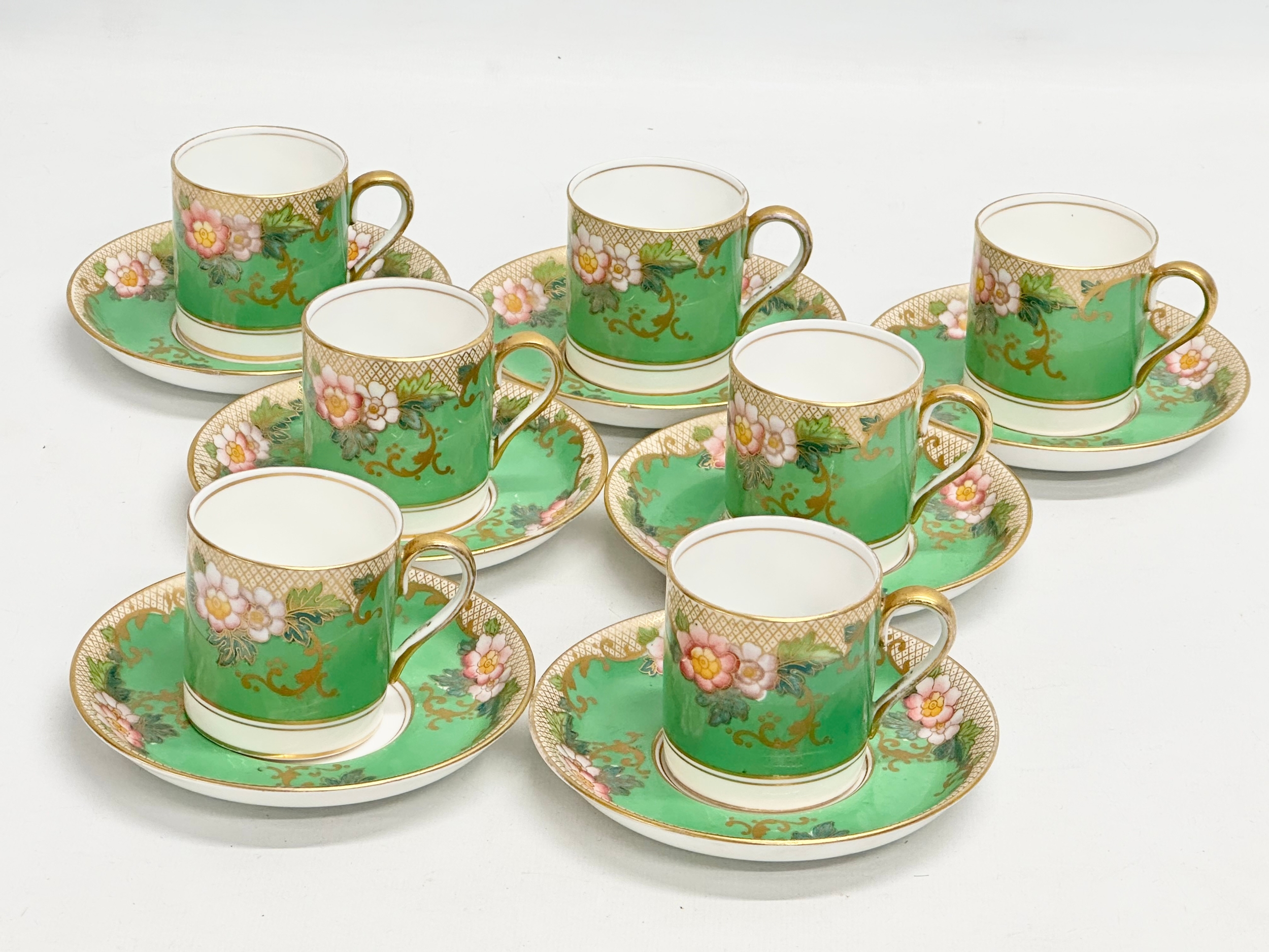 A 14 piece Crown Staffordshire coffee service.