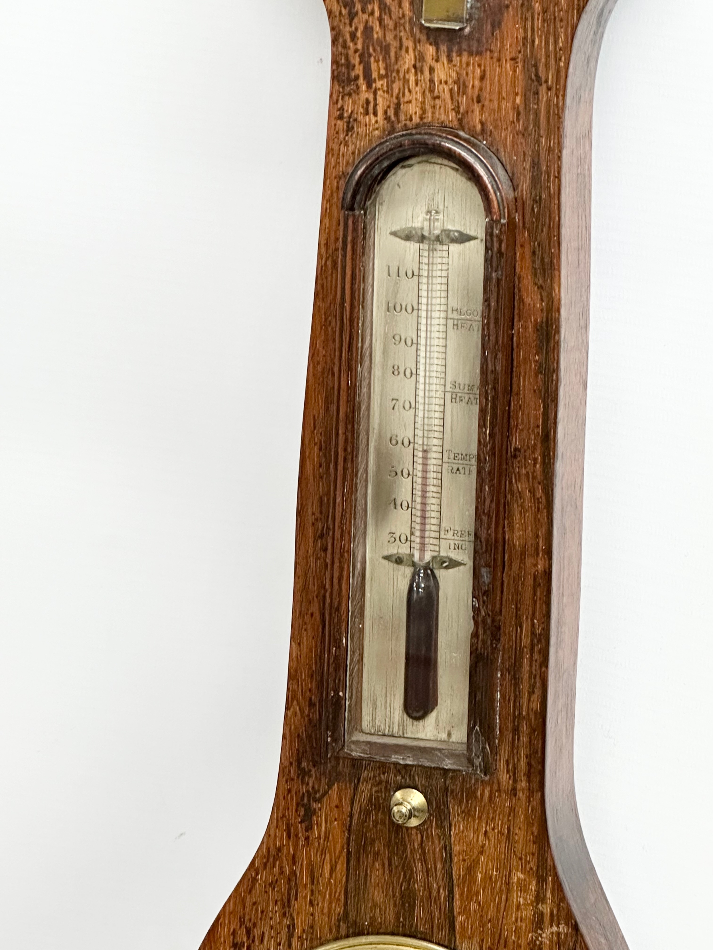 A George IV rosewood barometer. 98cm - Image 5 of 6