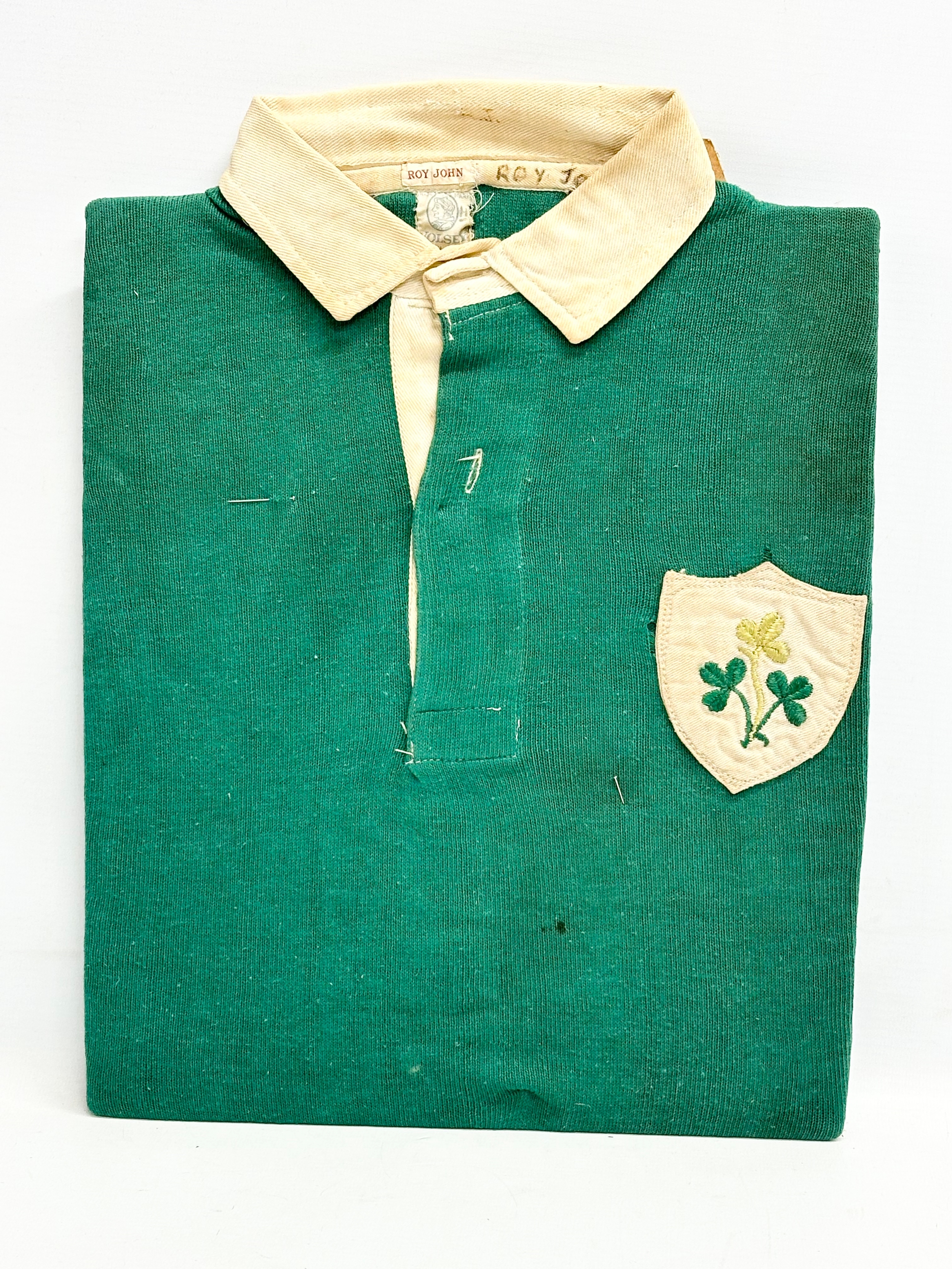 A vintage Irish Rugby top. Wolsey.