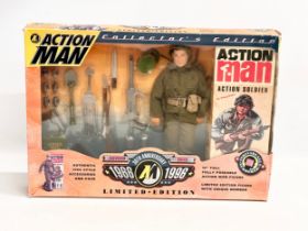 A vintage Limited Edition Action Man Collector’s Edition 30th Anniversary 1966-1996 action figure