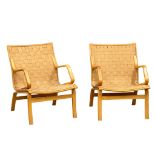 A pair of Danish Mid Century ‘Albert’ armchairs designed by Finn Ostergaard. 1970’s.