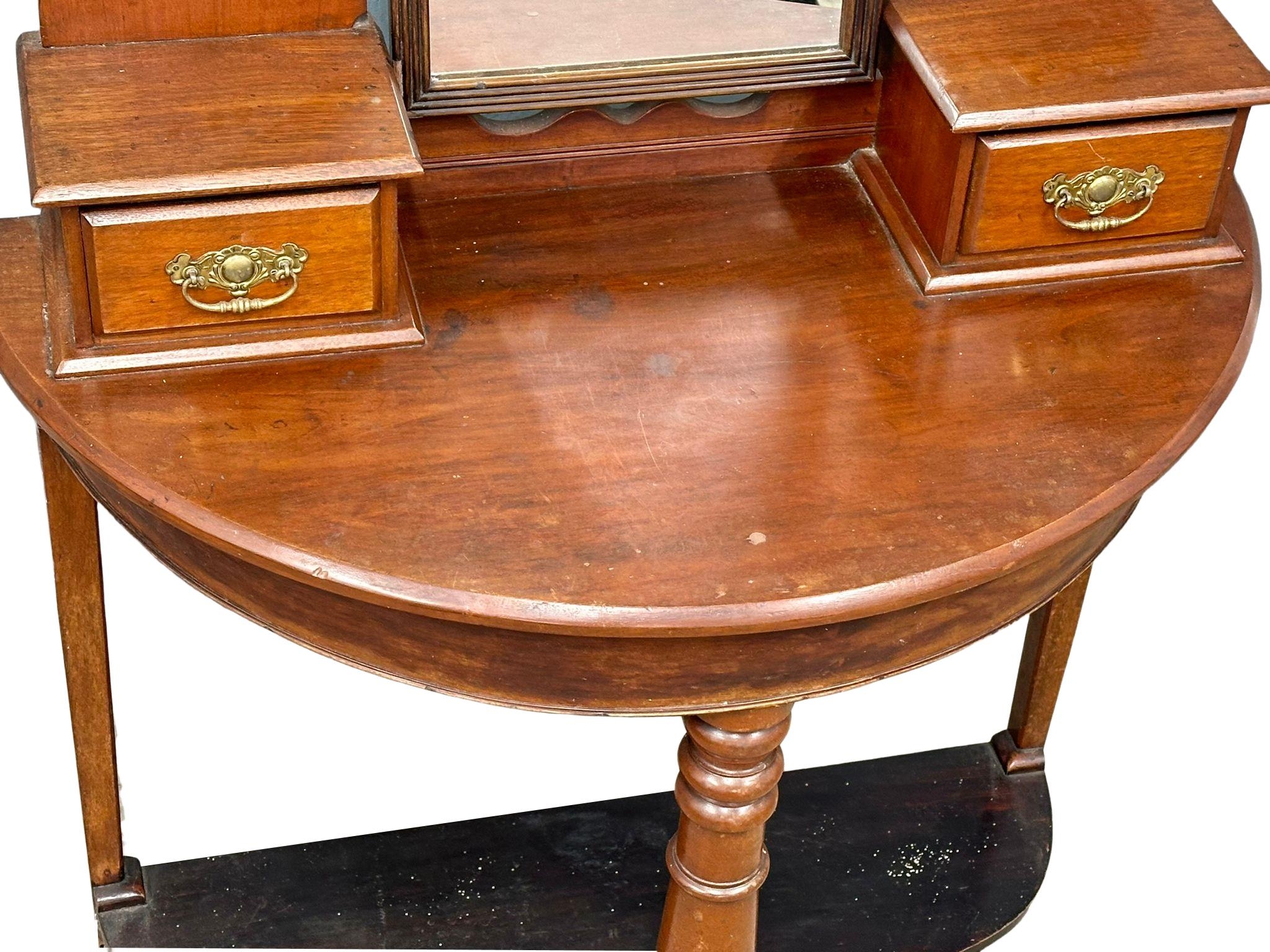 A Victorian mahogany duchess dressing table. 94x47x143.5cm.(12) - Image 2 of 2