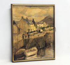 An oil painting by R. Turner. 39.5x50cm. Frame 42.5x52.5cm