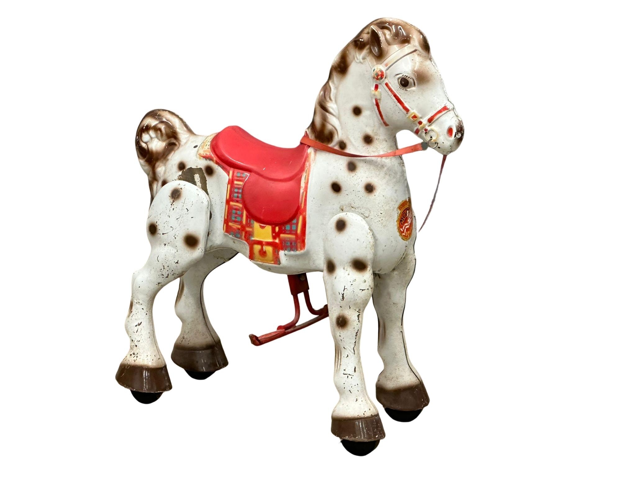 A 1950’s Mobo Bronco mechanical child’s horse. - Image 3 of 3