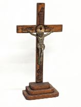 An Early 20th Century Irish Crucifix. 18x34.5cm