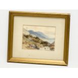 A watercolour drawing by Edwin Aaron Penley (1826-1893) dated 1889. In original gilt frame. 19.