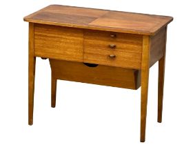 A Danish Mid Century sewing table/work table. 1960’s. 65x44x62cm