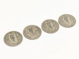 A quantity of 1928 Irish silver Half Crown coins, Irish Free State / Éire Free State. Total weight