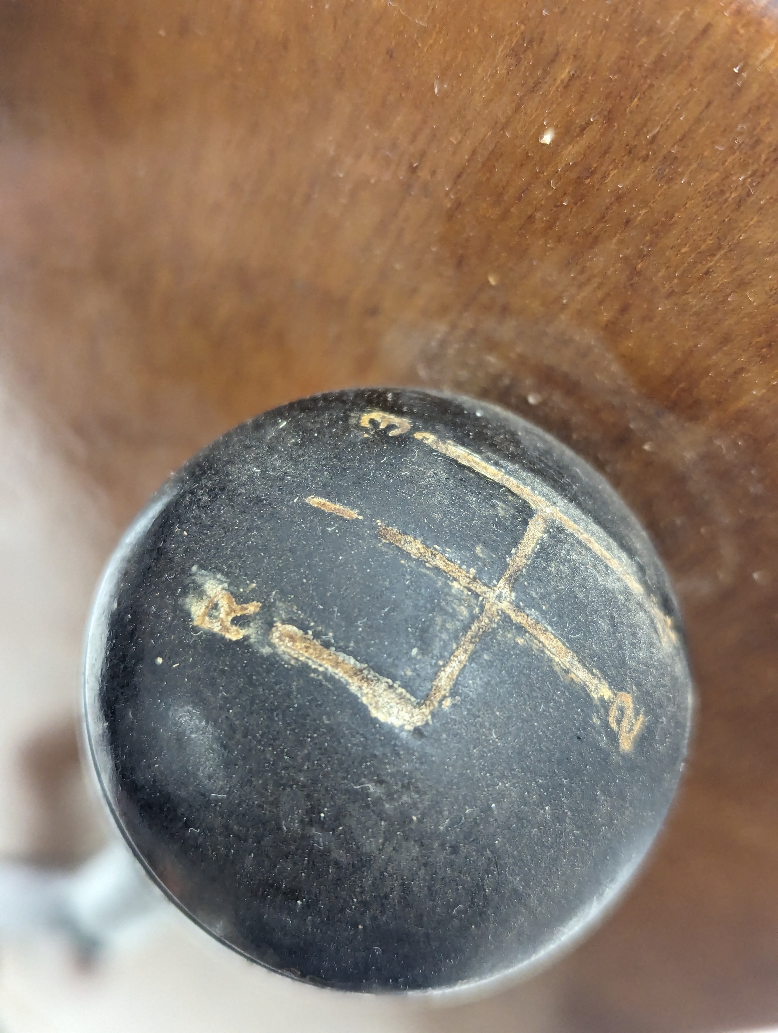 A presentation gear stick from a military vehicle, "It Just Fell Off. Presented to Captain G. Shaw. - Image 3 of 3