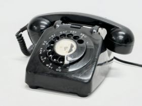 A vintage telephone.