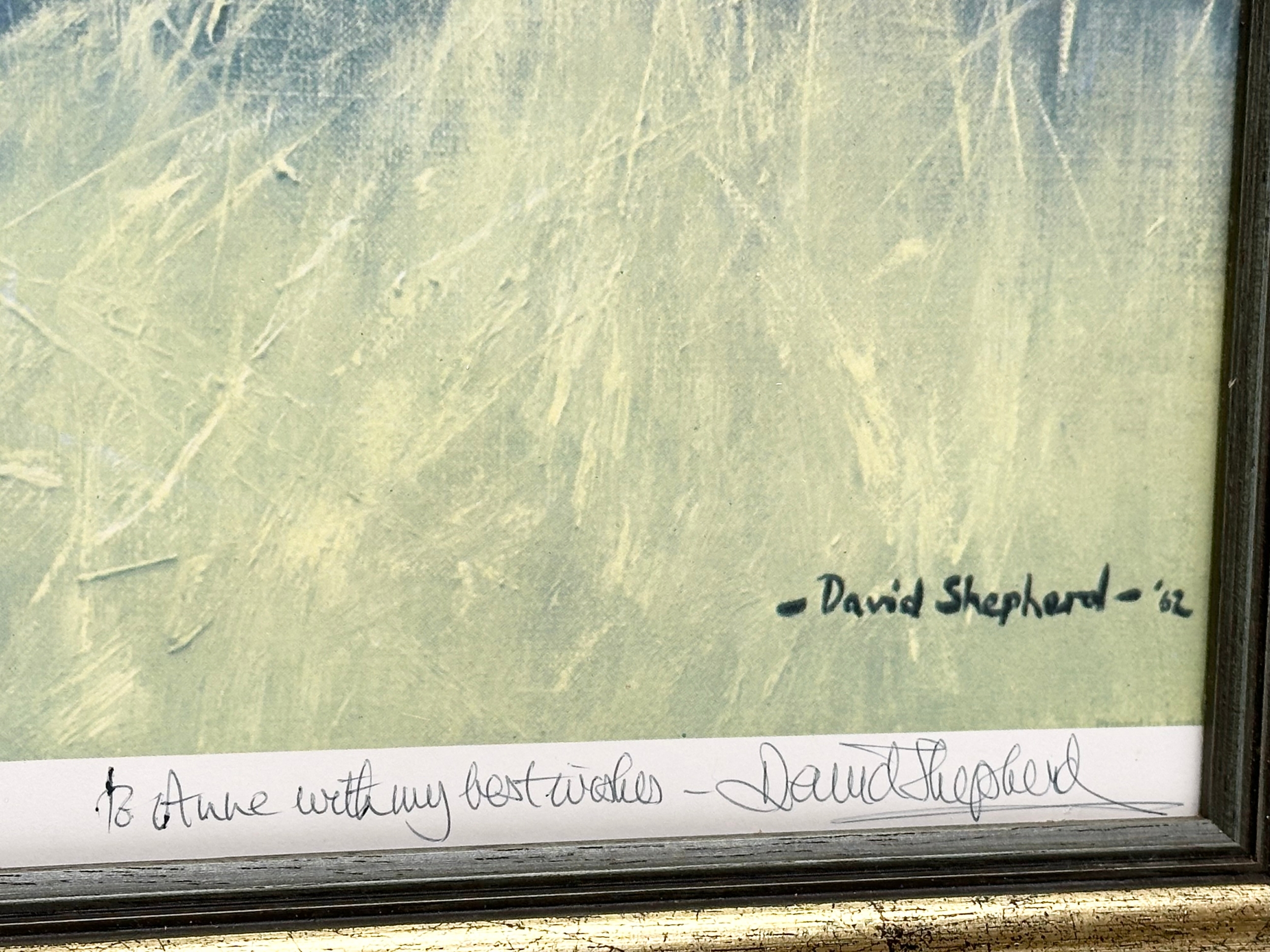 A signed ‘Wise Old Elephant’ print by David Shepherd. 83.5x60cm - Bild 2 aus 4