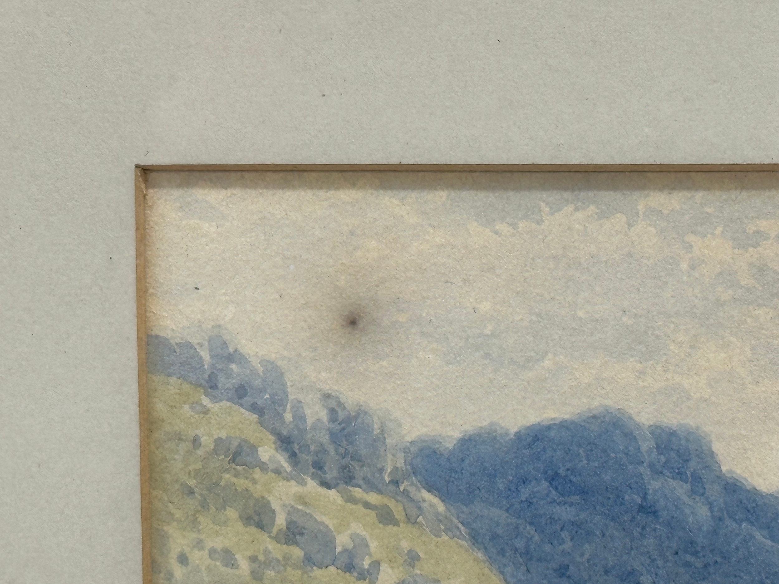 A watercolour drawing by Edwin Aaron Penley (1826-1893) dated 1889. In original gilt frame. 19. - Image 5 of 5
