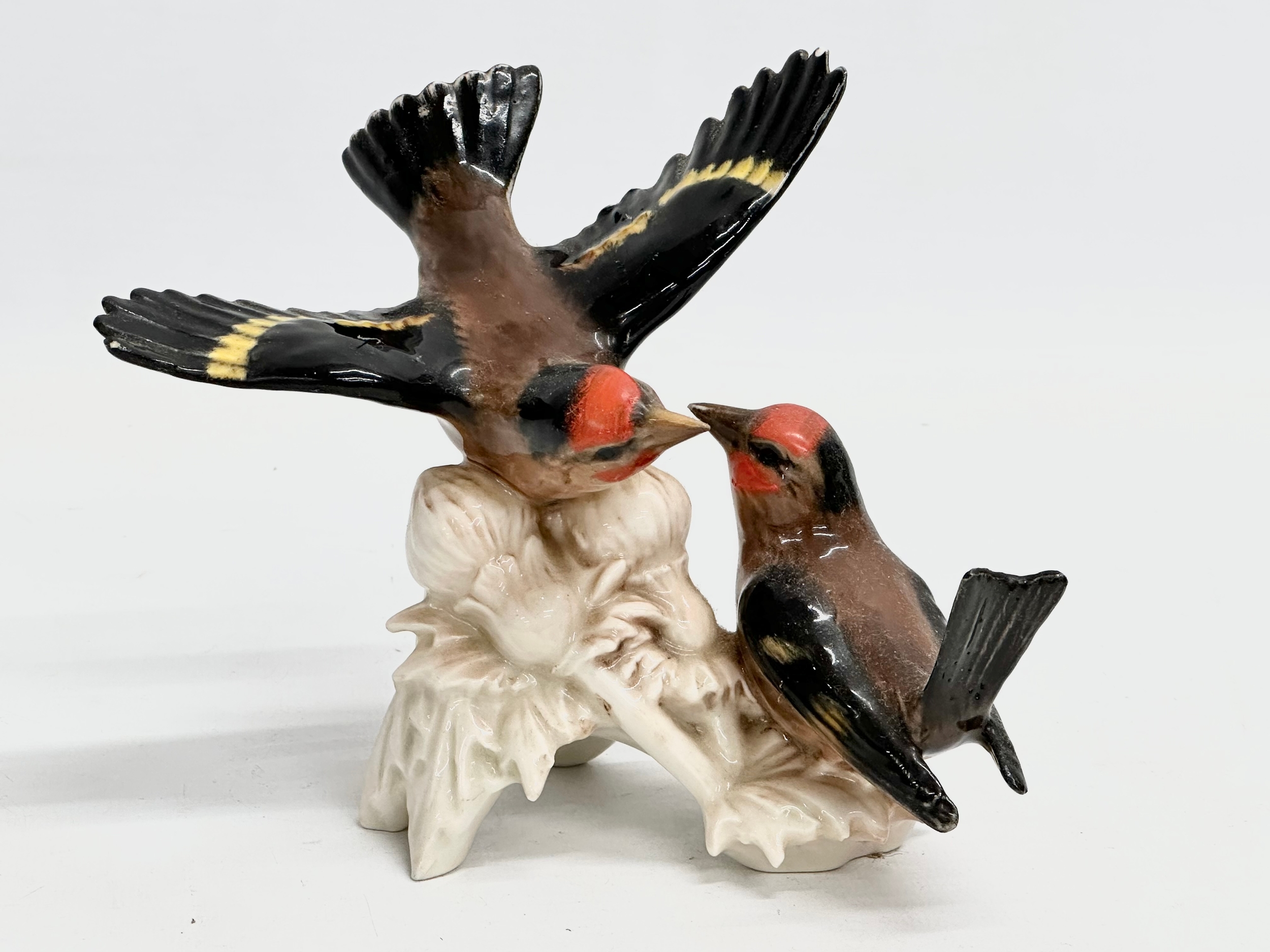 A collection of Goebel pottery birds. - Image 2 of 5