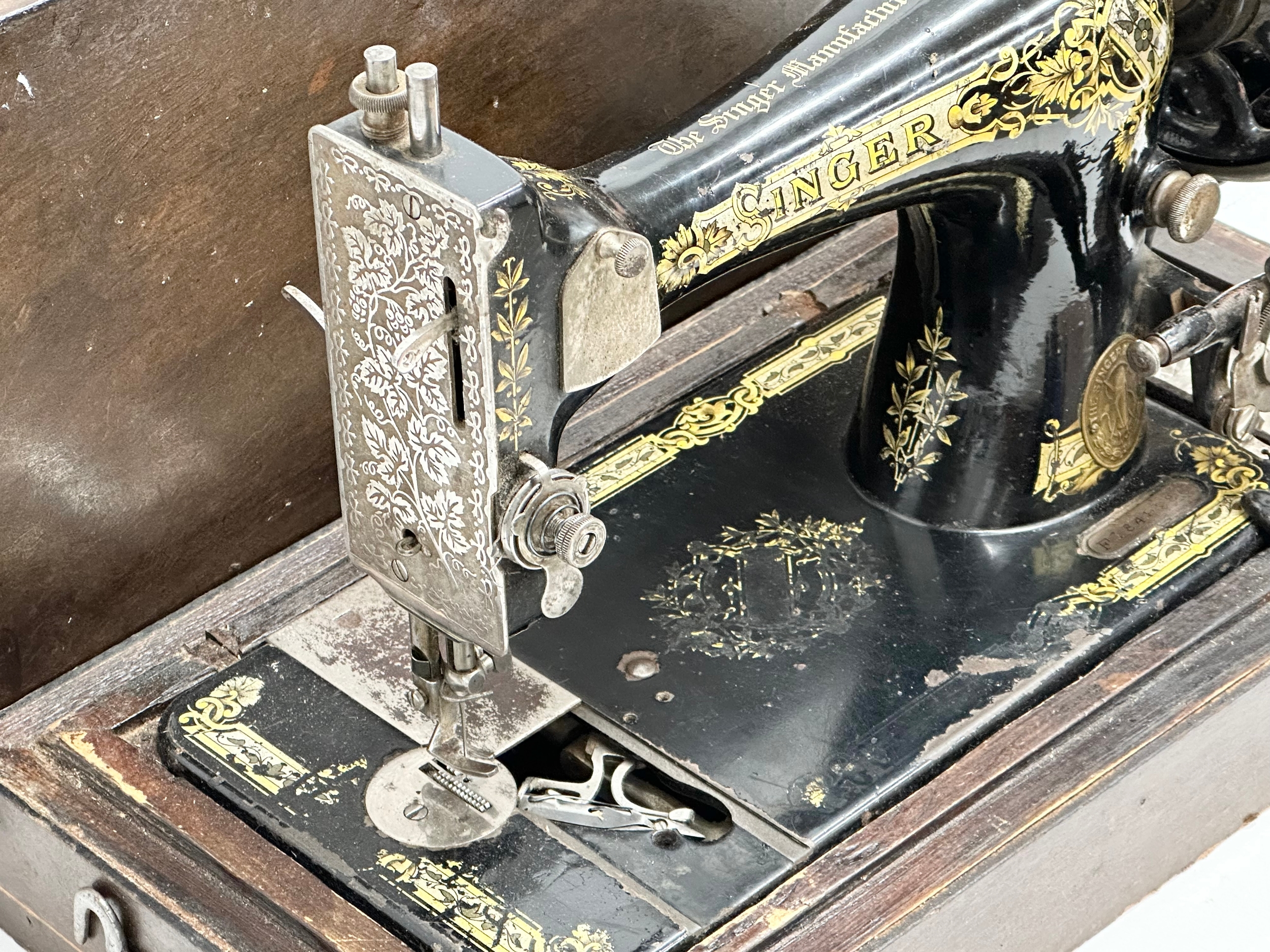 A Singer Sewing machine. F1 849986 - Image 8 of 8