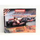 A Carrera Go!!! Formula Speed race track in box. Turbo booster, super power, extra speed. Box