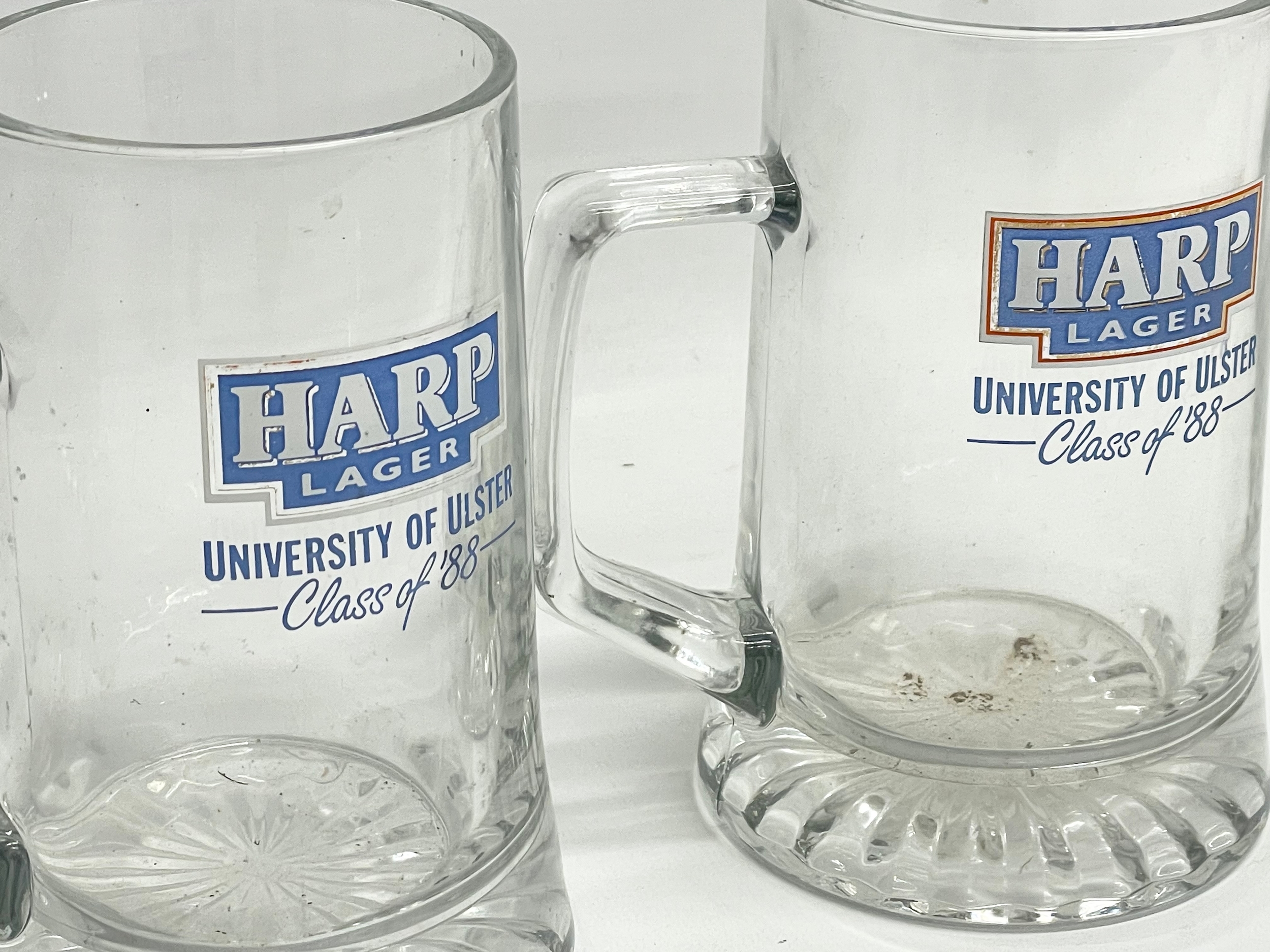 2 ‘Class of 88’ Harp Lager glasses. 13x15cm - Image 2 of 2