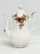 A Royal Albert ‘Old Country Roses’ coffee pot. 22x25cm