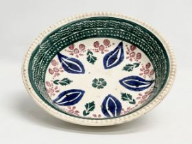 A large Mid 19th Century Scottish Sponge Ware bowl. 26.5x6cm