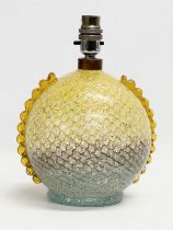 A rare Early 20th Century Czech mica glass table lamp. Either by Ernest Steinwald & Co or CMS