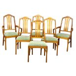A set of 6 Mid Century teak dining chairs by Nathan Furniture.(6)